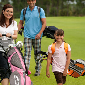 Family Golfing